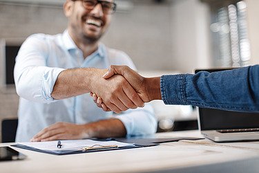 Photo of a handshake