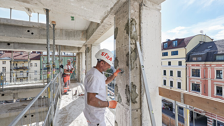 Foto von Bauarbeiten für das RAIQA