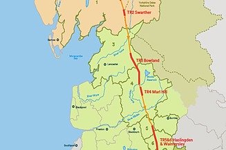 Overview map of the Haweswater Aqueduct Resilience Programme (HARP)